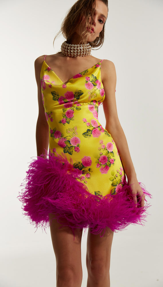 
                  
                    Сукня Mini Paradise Bird жовта/фуксiя
                  
                