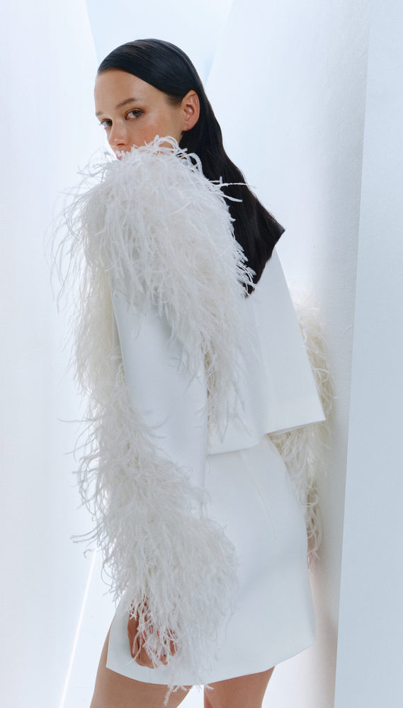 
                  
                    Couture жакет в білому кольорі
                  
                