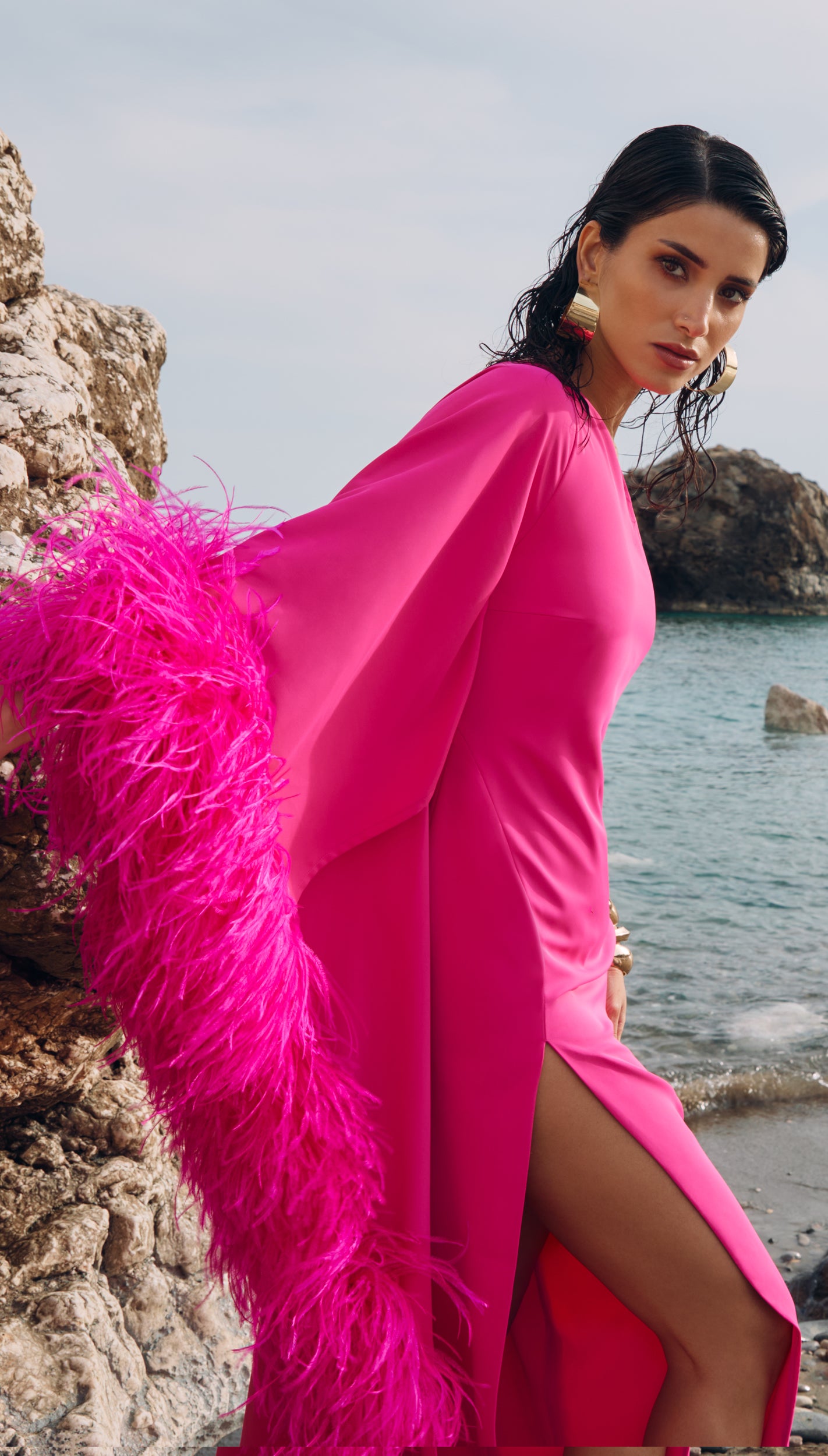 Fenix dress in fuchsia – blazyshower