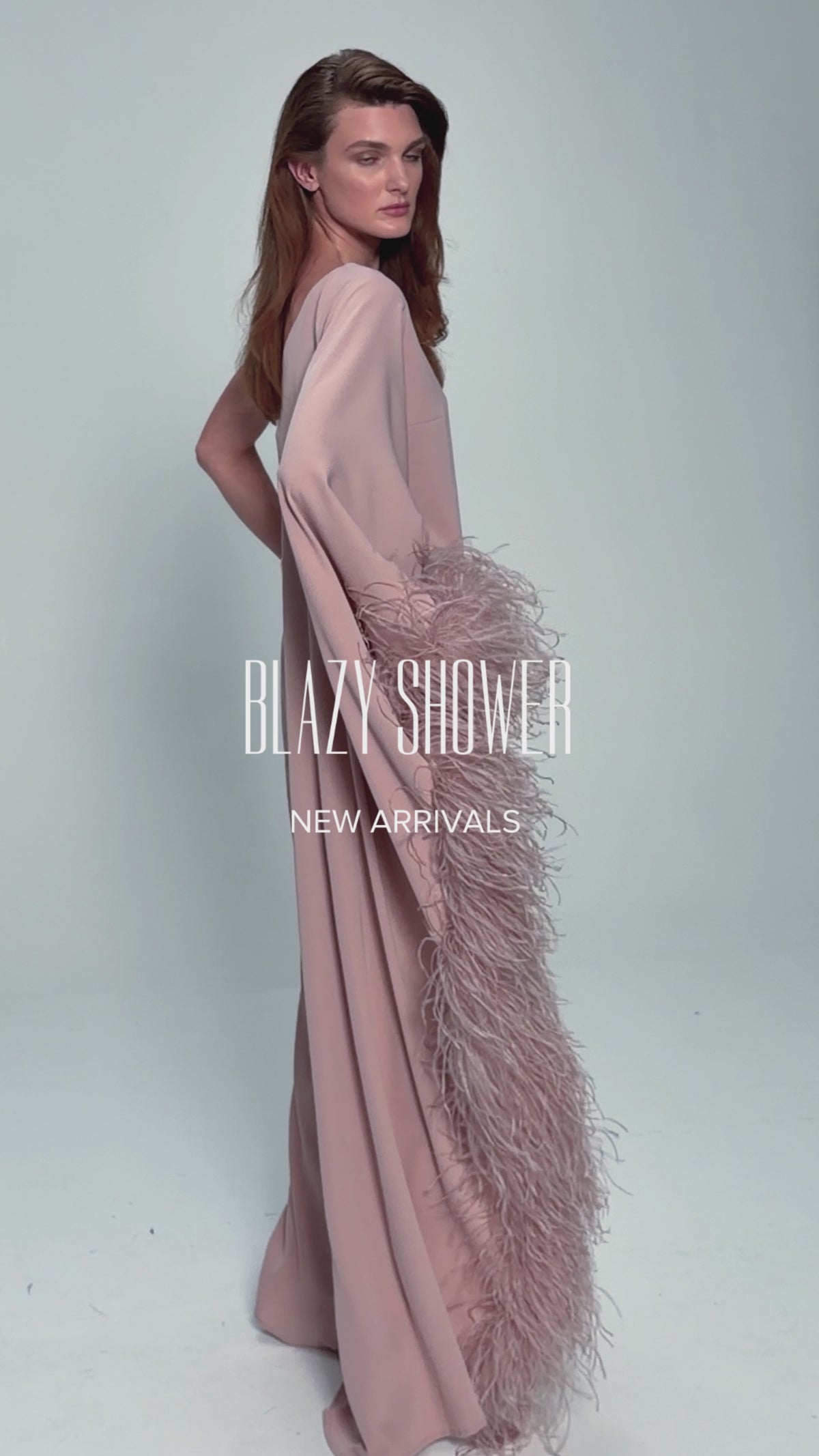 Fenix dress in Dusty Rose shade